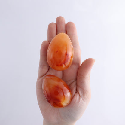 Carnelian Eggs Flat of 20 - Expert Wholesale and Supplier of Wholesale Crystals & Bulk Gemstones, ["carnelian","Eggs","Madagascar"]