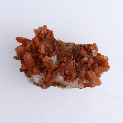 Tangerine Quartz Clusters Set of 4