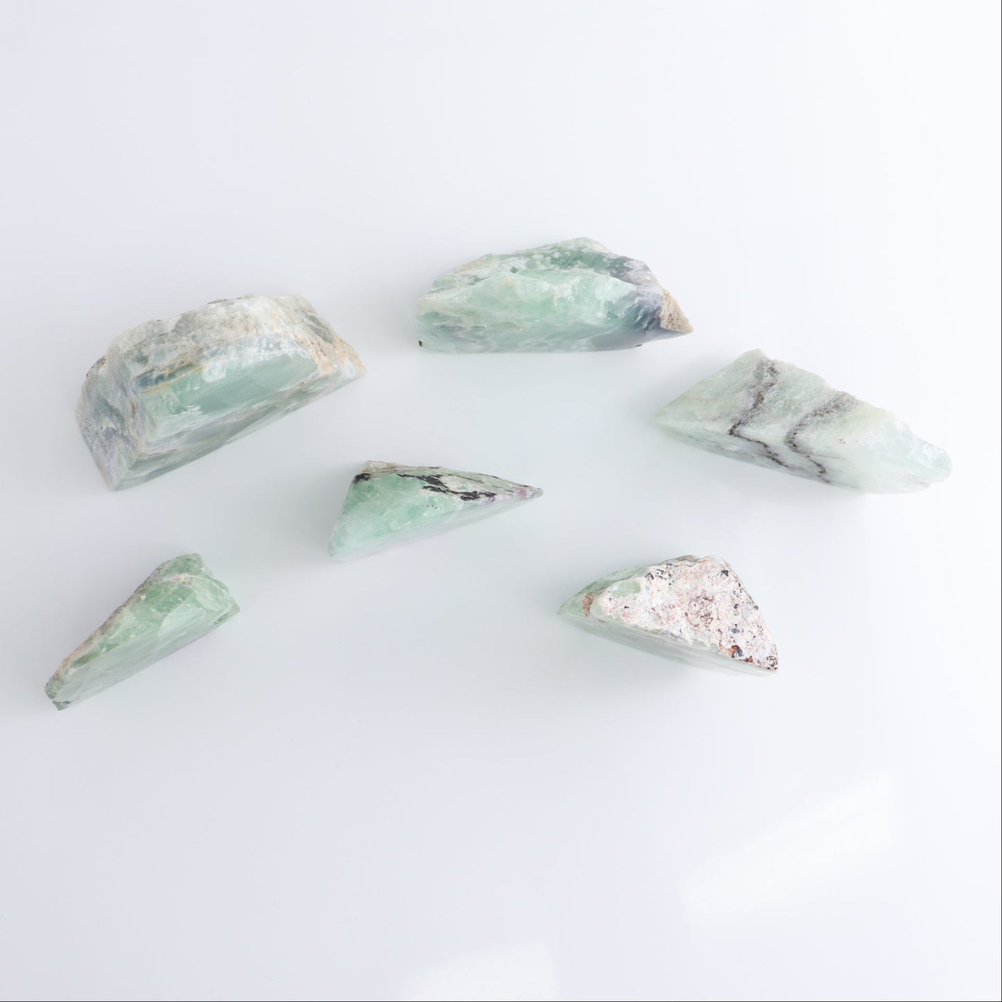 Fluorite Face Polished Set of 6