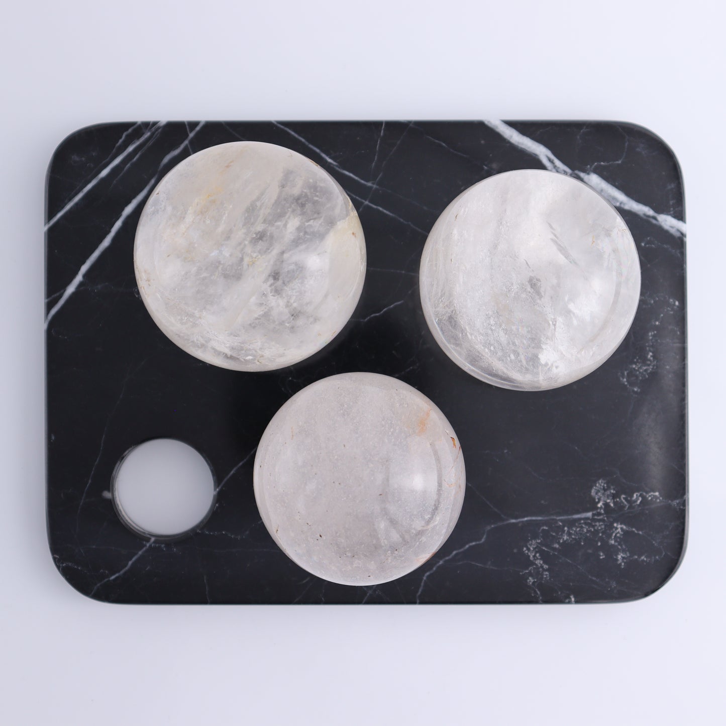 Quartz Spheres Set of 6 - Expert Wholesale and Supplier of Wholesale Crystals & Bulk Gemstones, ["Madagascar","Quartz","Spheres"]