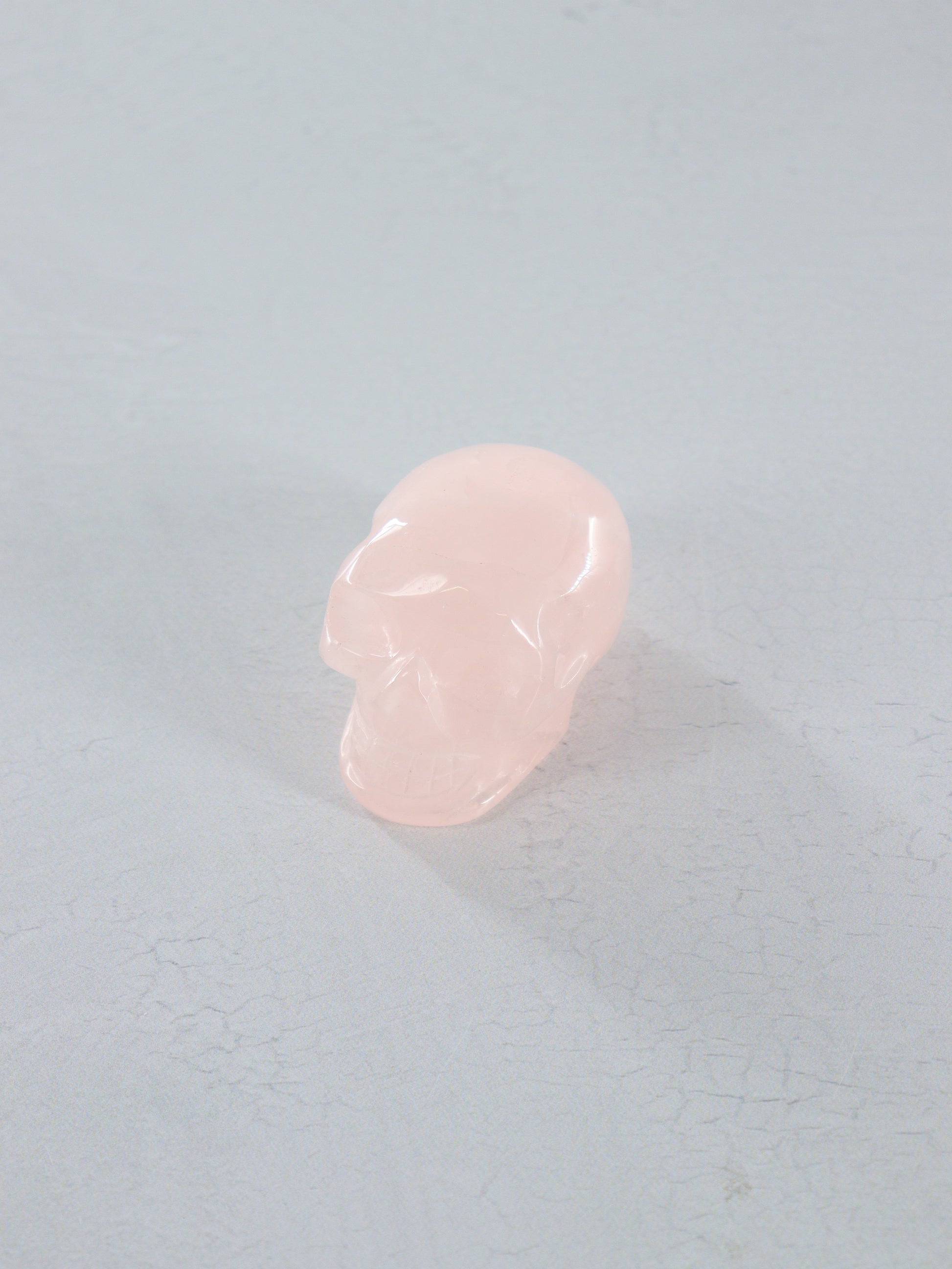 Rose Quartz Skulls Set of 4 - Expert Vendor of Wholesale Crystals