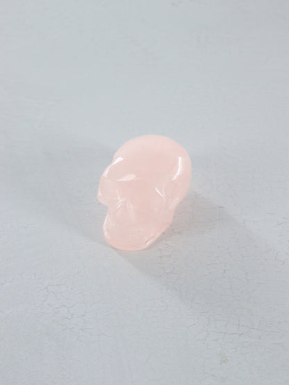 Rose Quartz Skulls Set of 4 - Expert Vendor of Wholesale Crystals