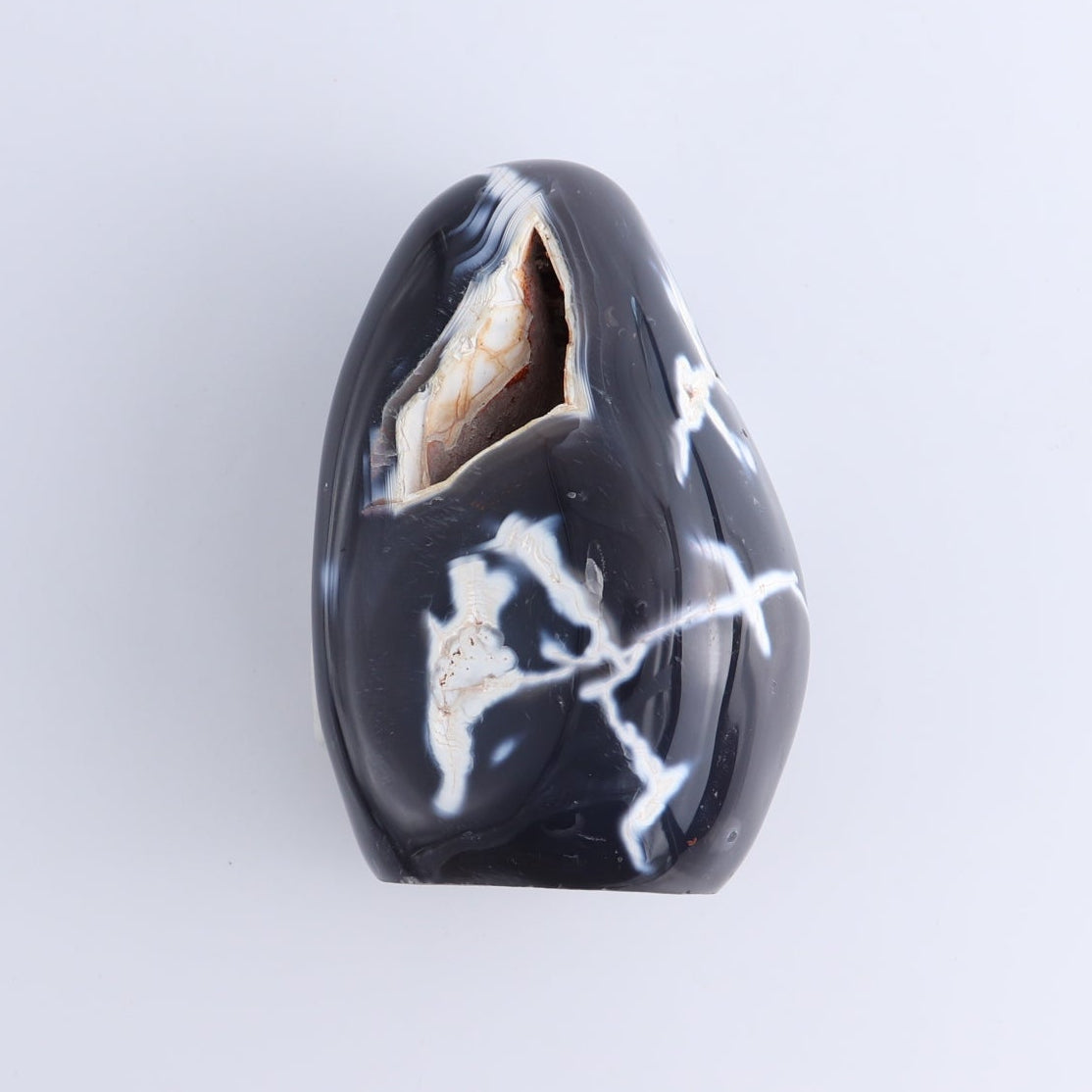 Orca Agate Freeform Set of 4