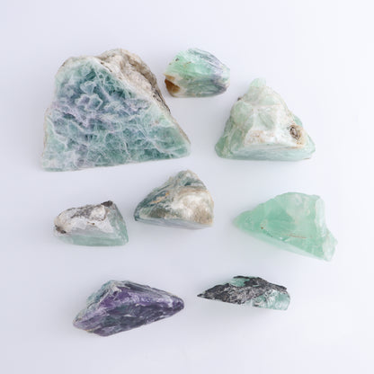 Fluorite Face Polished Set of 8 - Expert Wholesale and Supplier of Wholesale Crystals & Bulk Gemstones, ["Face Polished","Fluorite","Mexico"]
