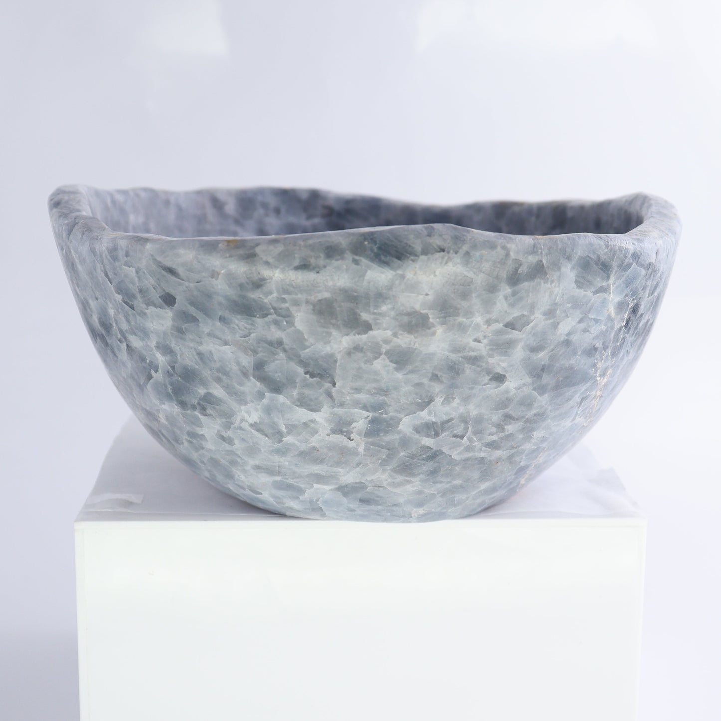 Blue Calcite Bowl