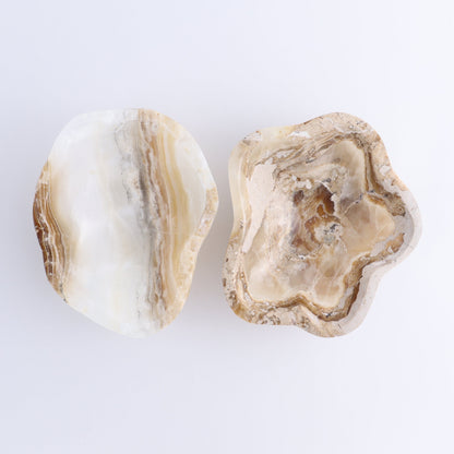 One Mexican Onyx/Calcite Honey Irregular Bowl - Expert Wholesale and Supplier of Wholesale Crystals & Bulk Gemstones, ["bowl","Bowls","Calcite","Catalog Onyx","Decorative Dish","Mexico","onyx"]