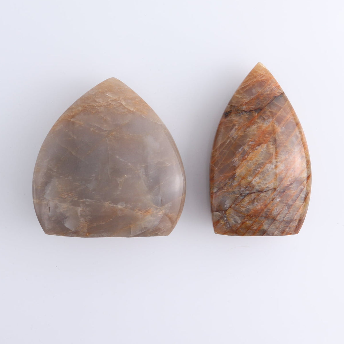 Peach Moonstone Freeform Set of 6 | Mi Esperanza Minerals | Supplier of Crystals and Onyx