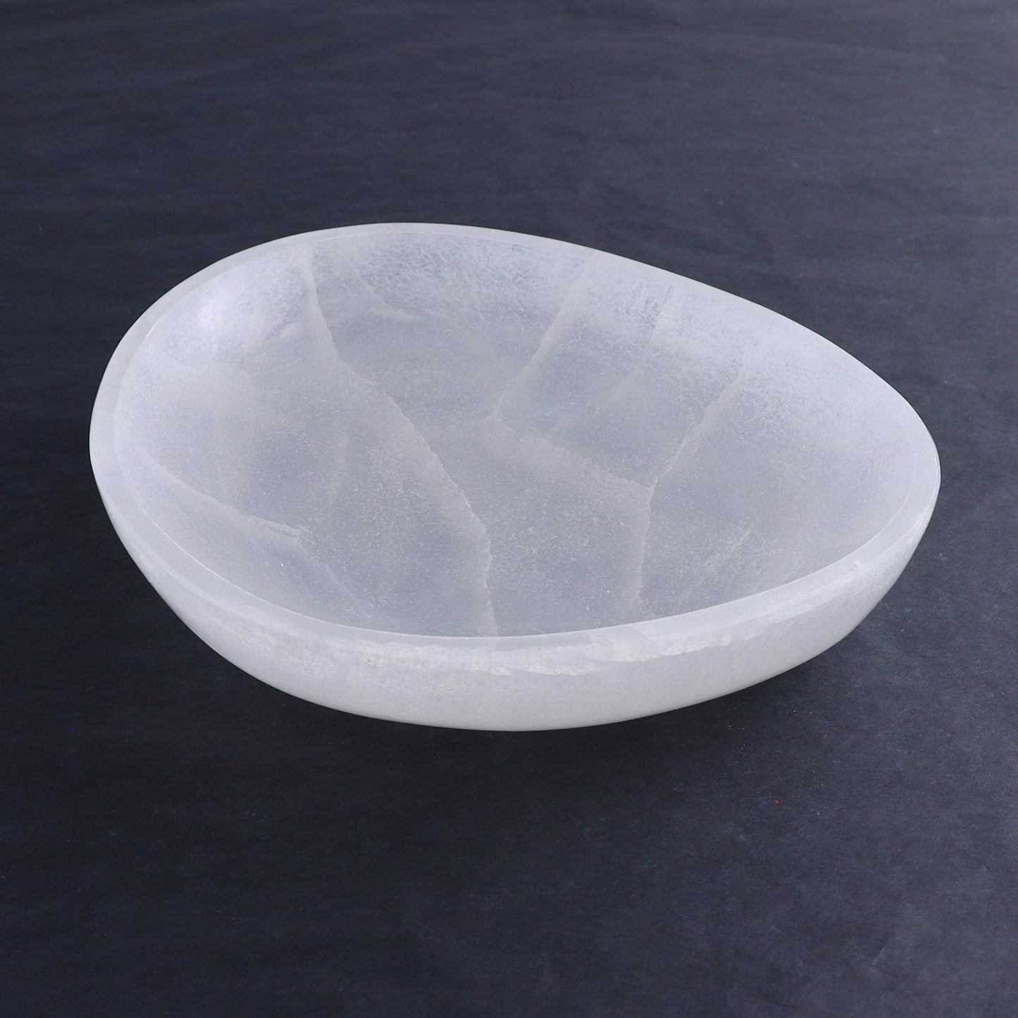 One Selenite (Satin Spar) Bowl 20 cm - Expert Wholesale and Supplier of Wholesale Crystals & Bulk Gemstones, ["Bowls","Morocco","Selenite"]