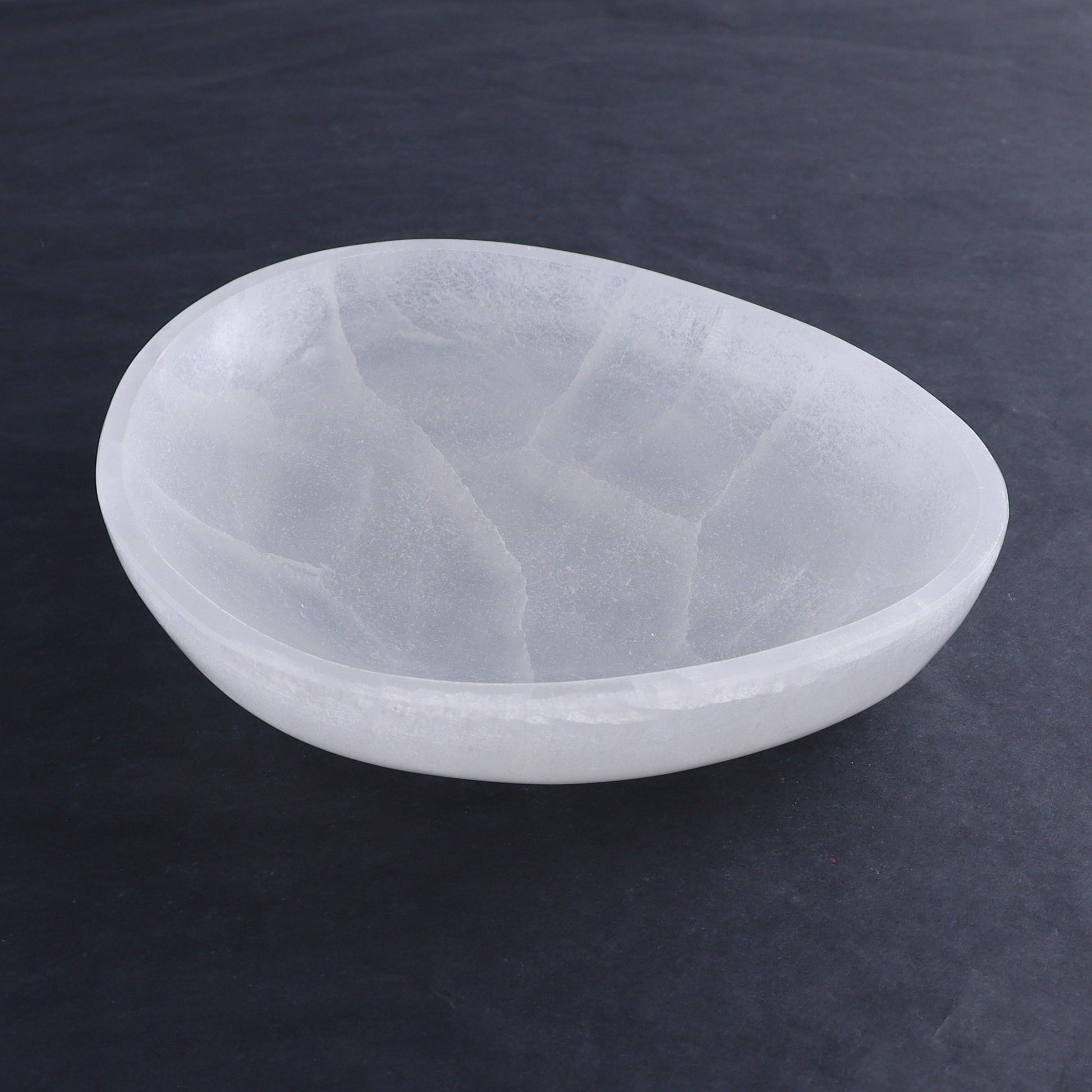 One Selenite (Satin Spar) Bowl 20 cm - Expert Wholesale and Supplier of Wholesale Crystals & Bulk Gemstones, ["Bowls","Morocco","Selenite"]