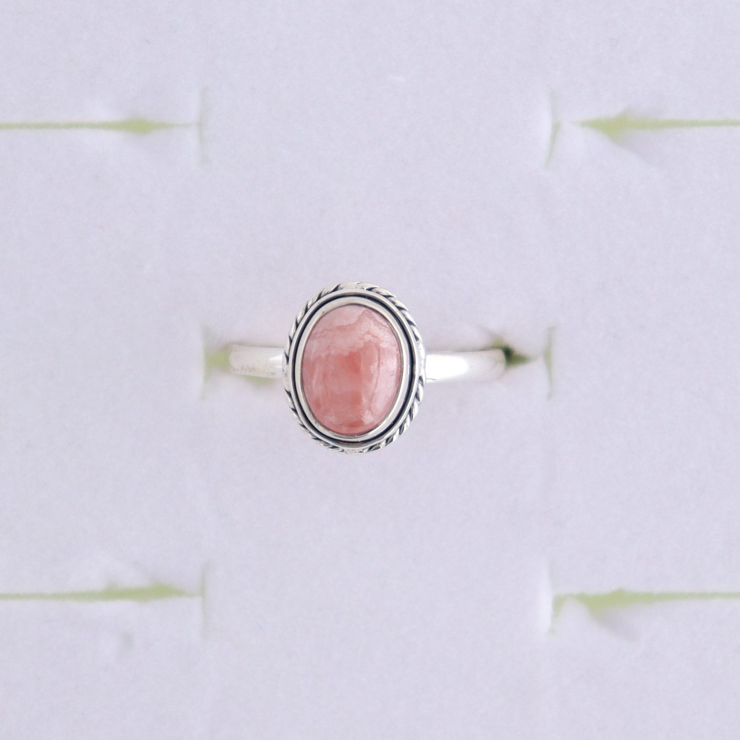 Rhodochrosite Rings Set of 7 (Ring Holders Not Included) - Expert Wholesale and Supplier of Wholesale Crystals & Bulk Gemstones, ["Rhodochrosite","Ring","rings","sterling silver"]