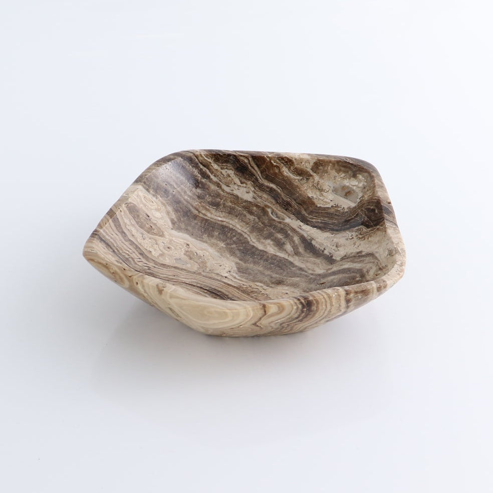 Mexican Onyx/Calcite Chocolate Bowls Set of 3