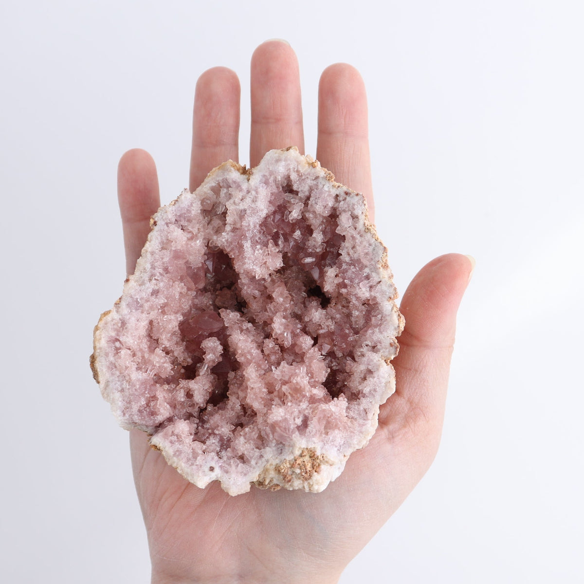 Pink Amethyst Geodes Set of 6