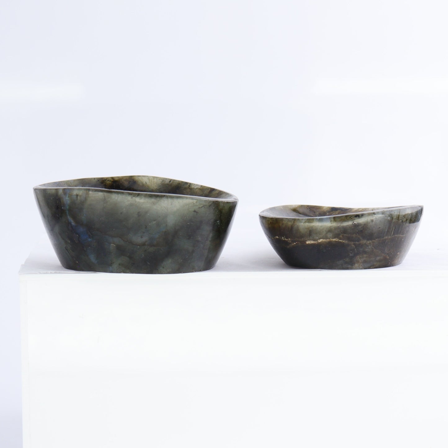 Labradorite Bowls Set of 6 - Expert Wholesale and Supplier of Wholesale Crystals & Bulk Gemstones, ["Bowls","Labradorite","Madagascar"]