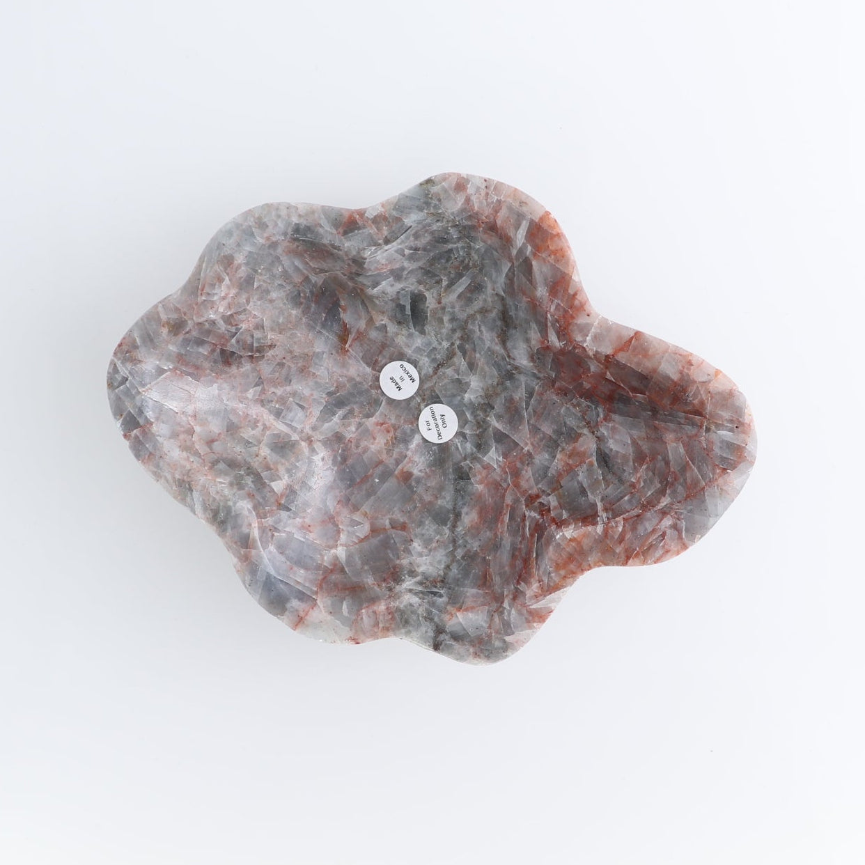 One Blue Calcite Bowl
