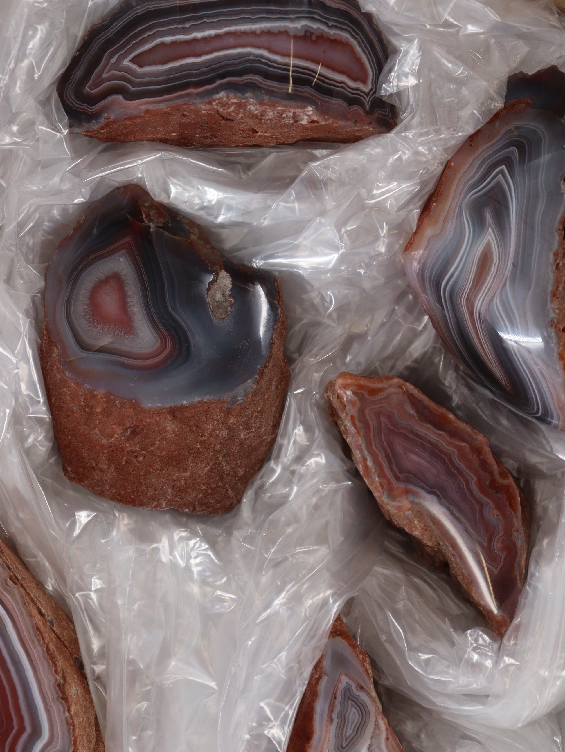 Agate Freeforms Set of 6 - Expert Supplier of Wholesale Crystals & Bulk Gemstones