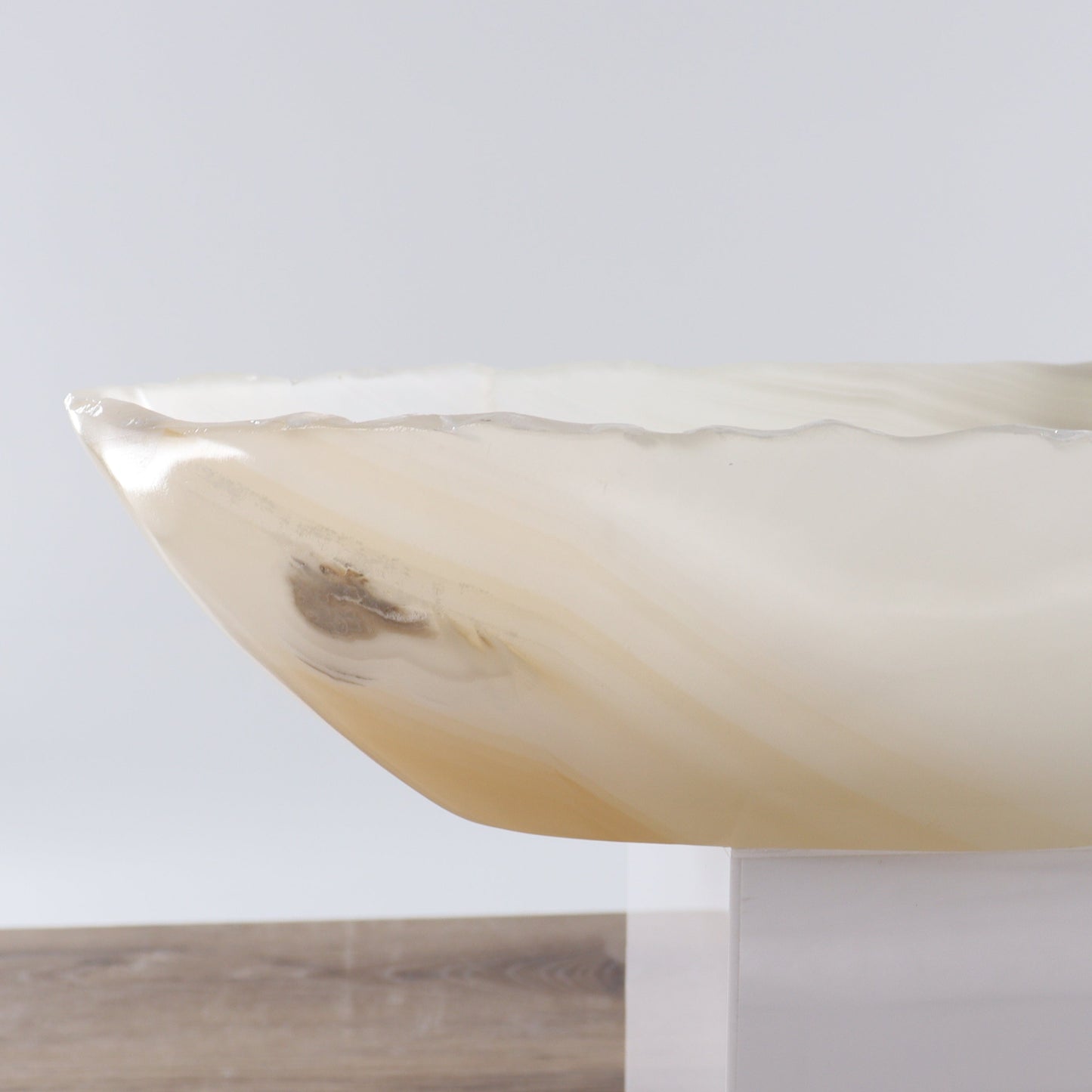 Mexican Onyx/Calcite Canoe Bowl - Expert Wholesale and Supplier of Wholesale Crystals & Bulk Gemstones, ["Bowls","Calcite","canoe","Mexico","onyx"]