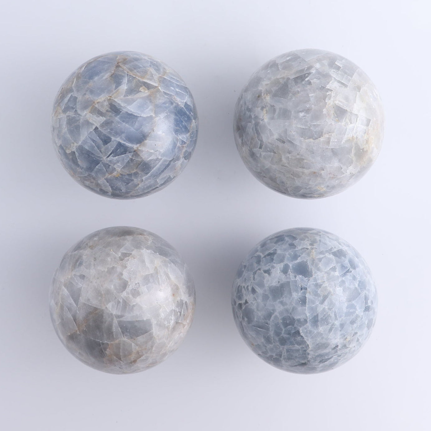 One Large Sphere Blue Calcite