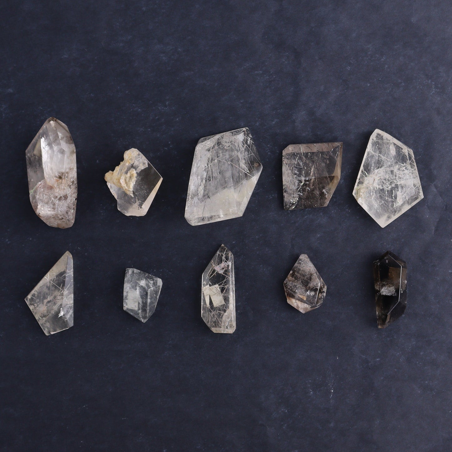 Quartz with Inclusions Feeforms Set of 54