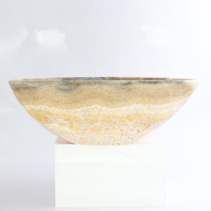 Mexican Onyx/Calcite Bowl 13"