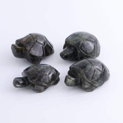 Labradorite Turtles Set of 4 - Expert Wholesale and Supplier of Wholesale Crystals & Bulk Gemstones, ["Labradorite","Madagascar","turtle","Turtles"]