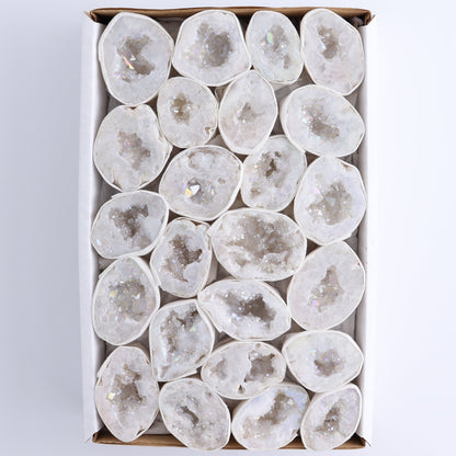 One Aura Quartz Geodes Flat Blind