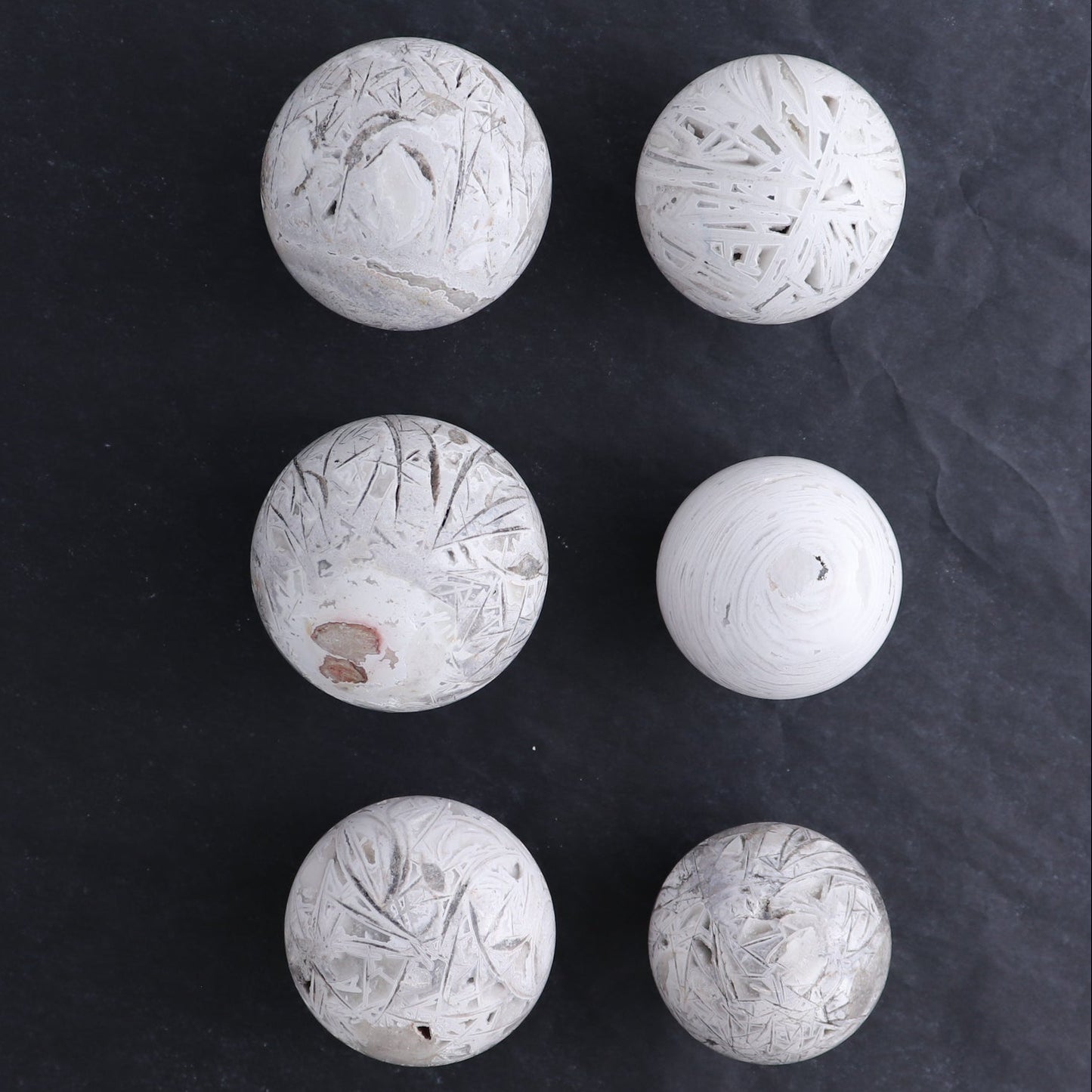 Agate Spheres Set of 6 | Mi Esperanza Minerals | Supplier of Crystals and Onyx