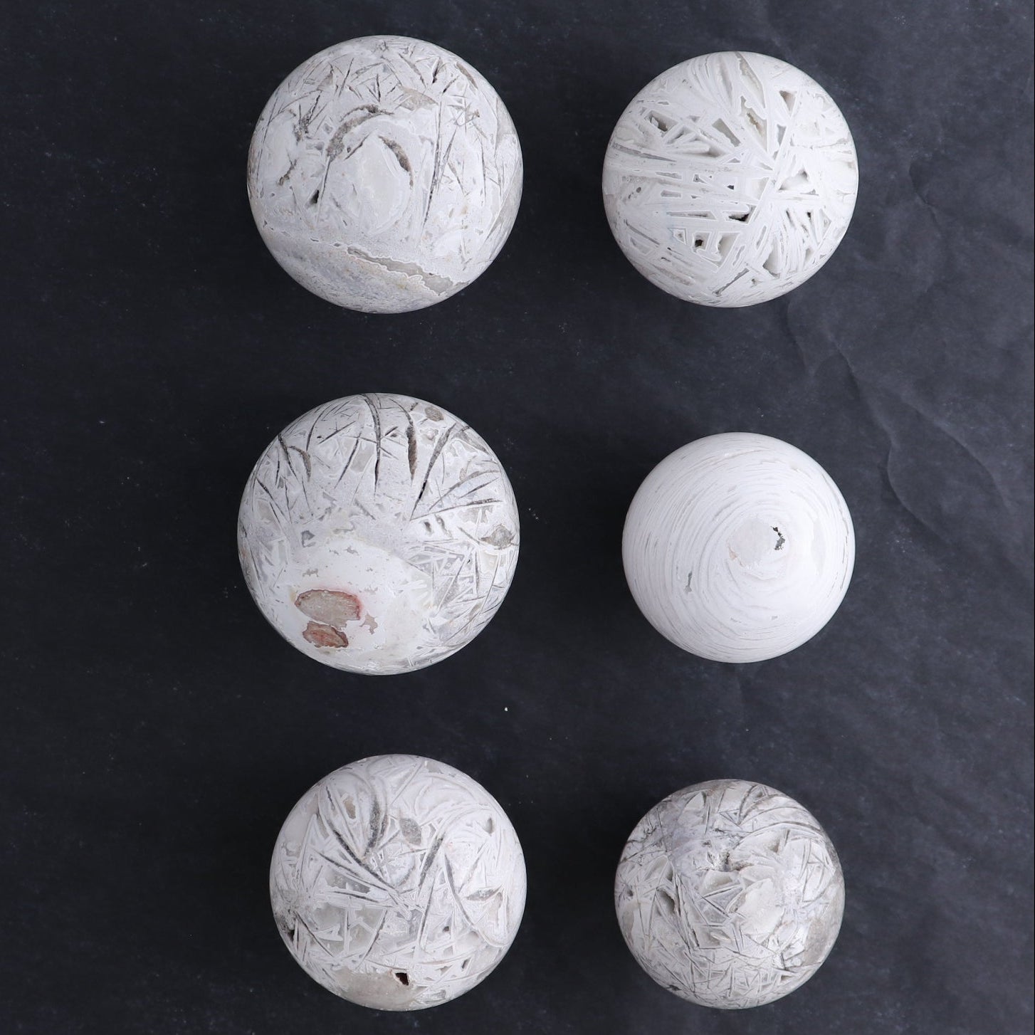 Agate Spheres Set of 6 | Mi Esperanza Minerals | Supplier of Crystals and Onyx