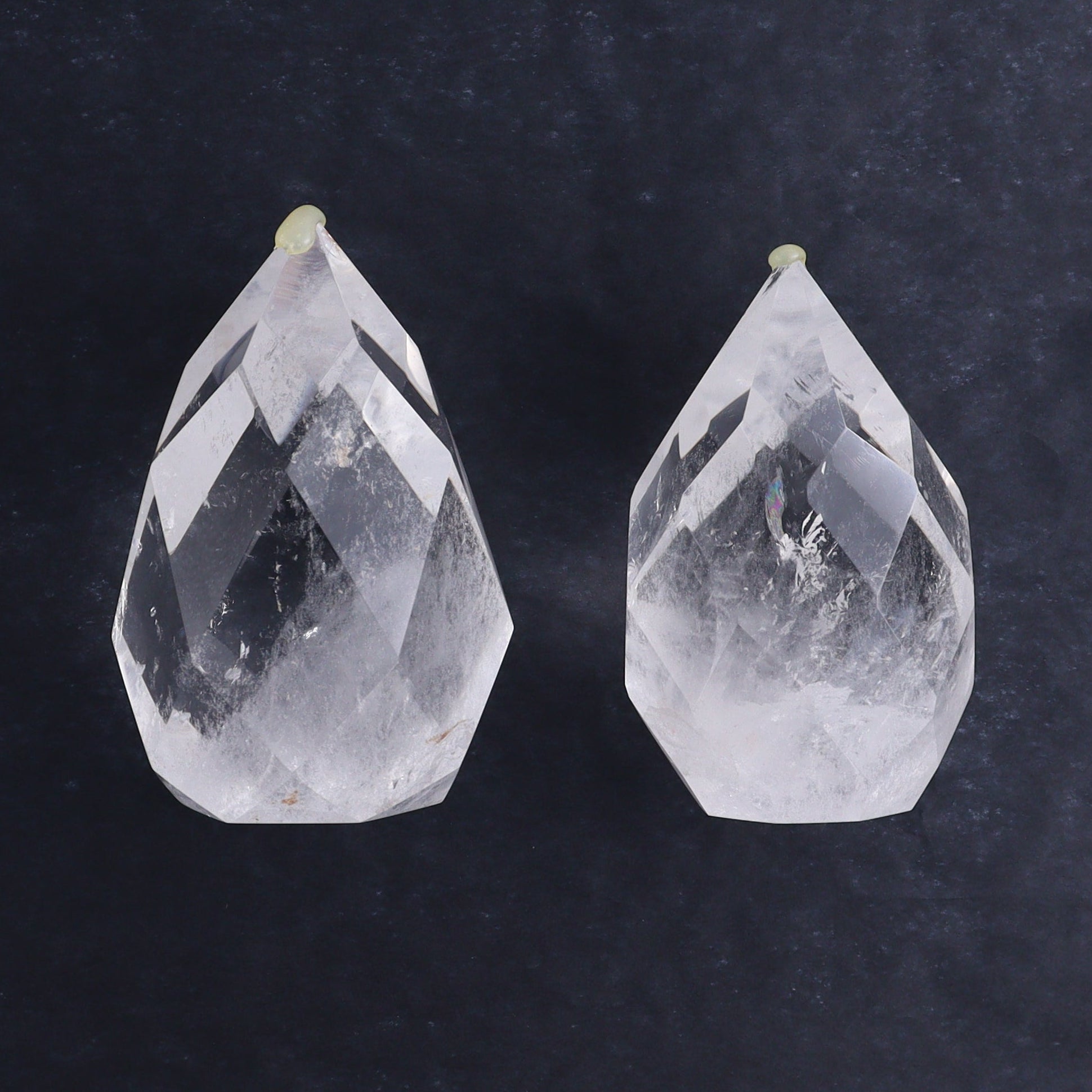 Quartz Faceted Egg with Point Set of 4 - Expert Wholesale and Supplier of Wholesale Crystals & Bulk Gemstones, ["Brazil","Clear Quartz","Mixed Carvings","Quartz"]
