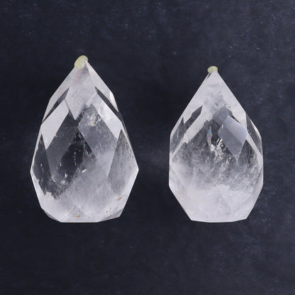 Quartz Faceted Egg with Point Set of 4 - Expert Wholesale and Supplier of Wholesale Crystals & Bulk Gemstones, ["Brazil","Clear Quartz","Mixed Carvings","Quartz"]