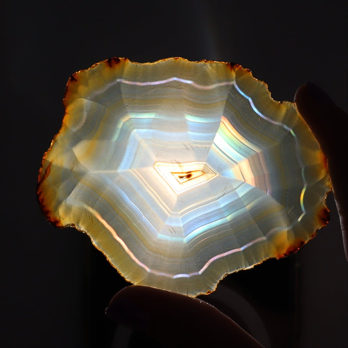 Iris Agate Slices Set of 6 - Expert Wholesale and Supplier of Wholesale Crystals & Bulk Gemstones, ["Agate","Iris Agate","Slices and Slabs"]