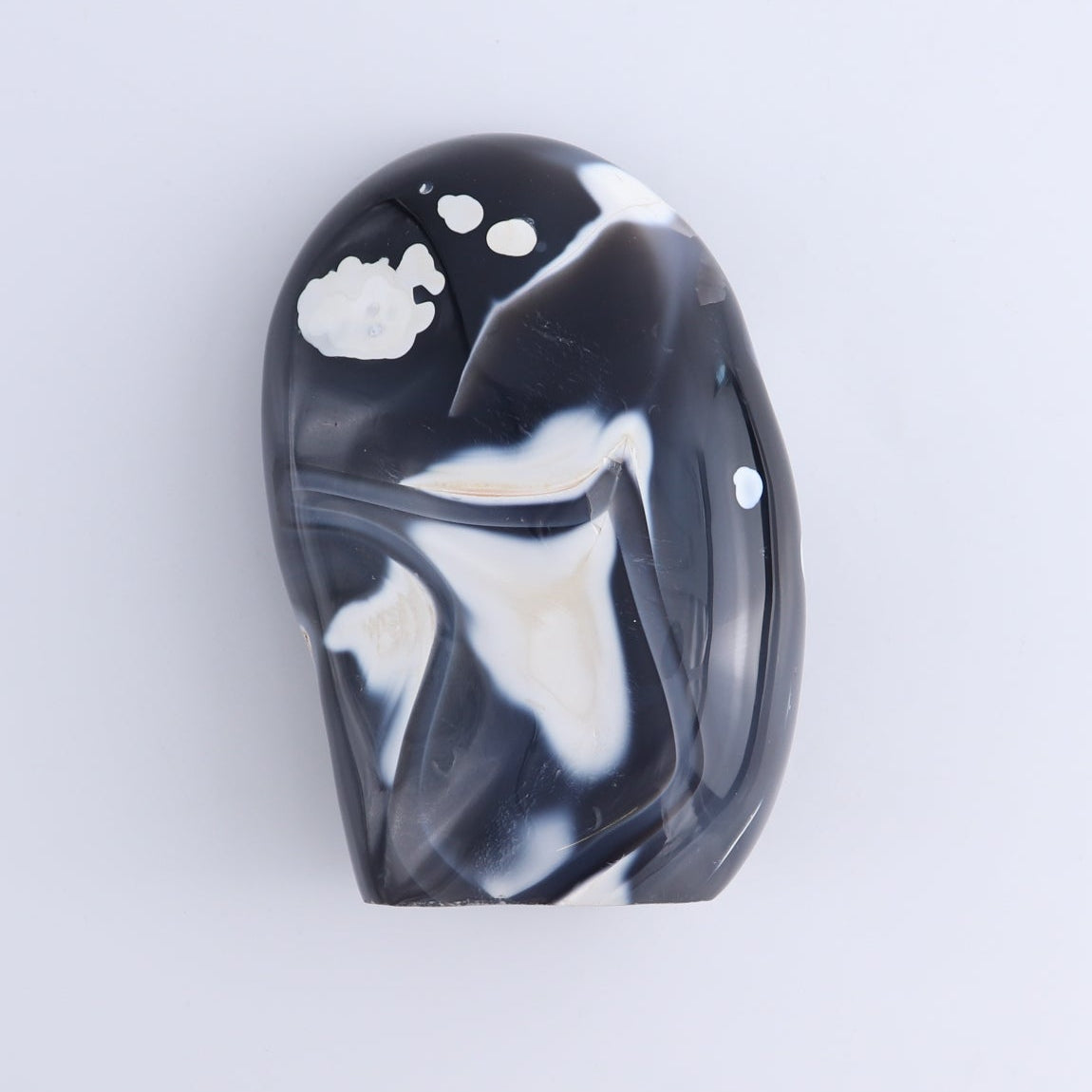 Orca Agate Freeform Set of 4