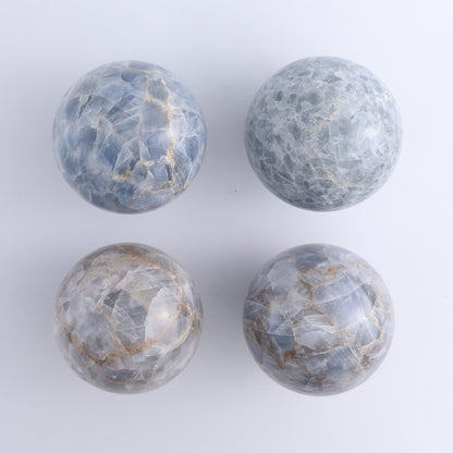 One Large Sphere Blue Calcite