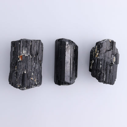 Black Tourmaline Roughs Set of 6 - Expert Wholesale and Supplier of Wholesale Crystals & Bulk Gemstones, ["Black Tourmaline","Madagascar","Rough","Tourmaline"]