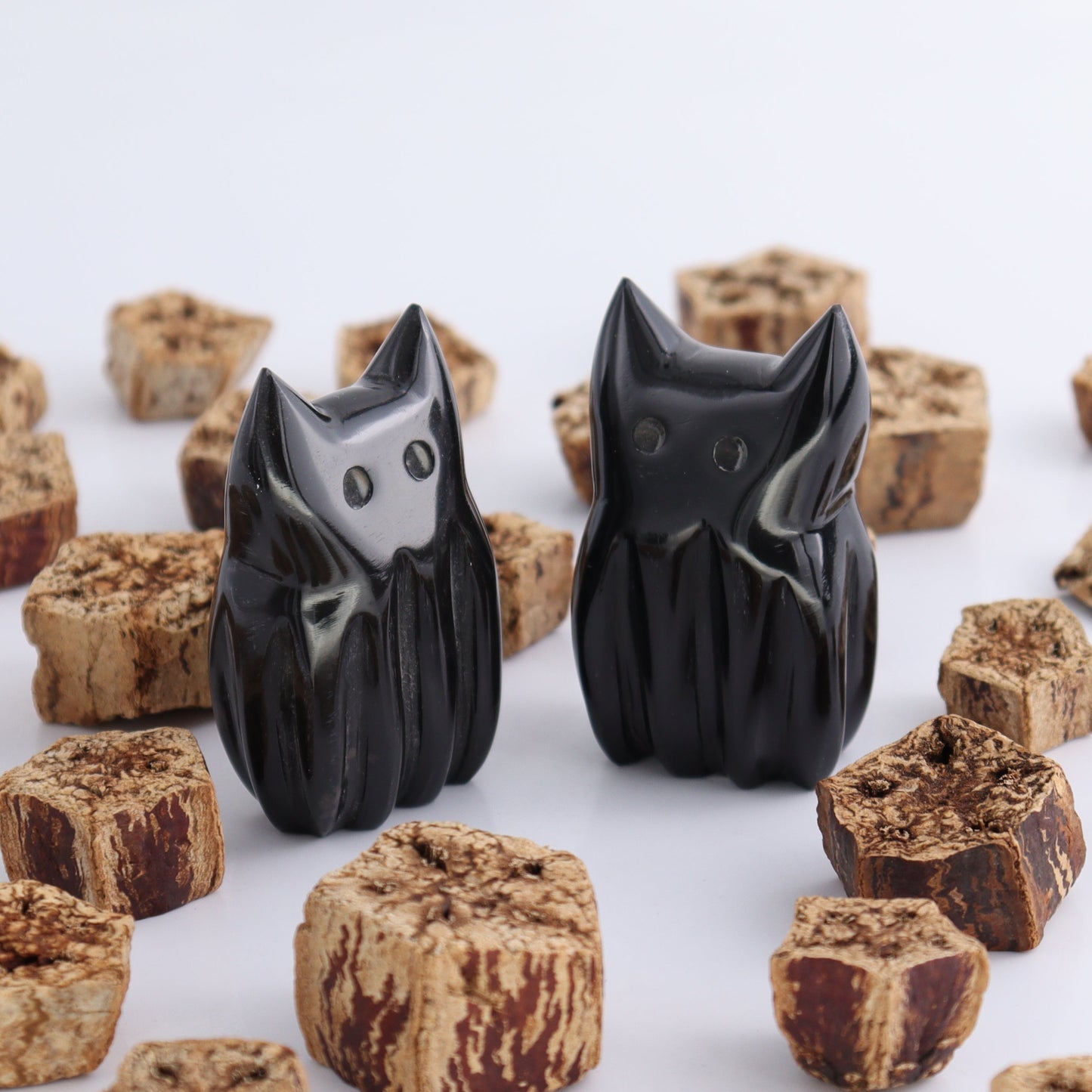 One Black Marble Cat Ghost - Expert Wholesale and Supplier of Wholesale Crystals & Bulk Gemstones, ["Black Marble","Cat","Catalog Onyx","Marble","Mexico","onyx"]