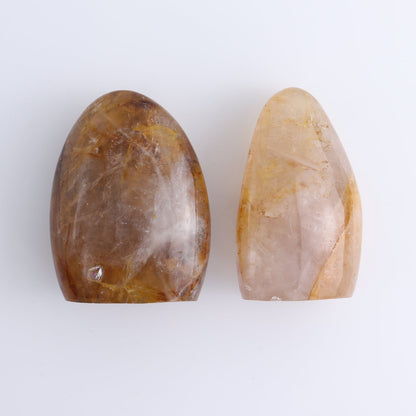 Golden Hematite Quartz Freeforms Set of 5 | Mi Esperanza Minerals | Supplier of Crystals and Onyx