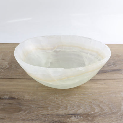 Mexican Onyx/Calcite Bowl 10"