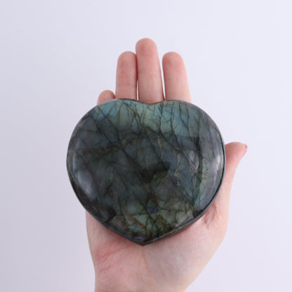 Labradorite Hearts Set of 2 - Expert Wholesale and Supplier of Wholesale Crystals & Bulk Gemstones, ["Hearts","Labradorite","Madagascar"]
