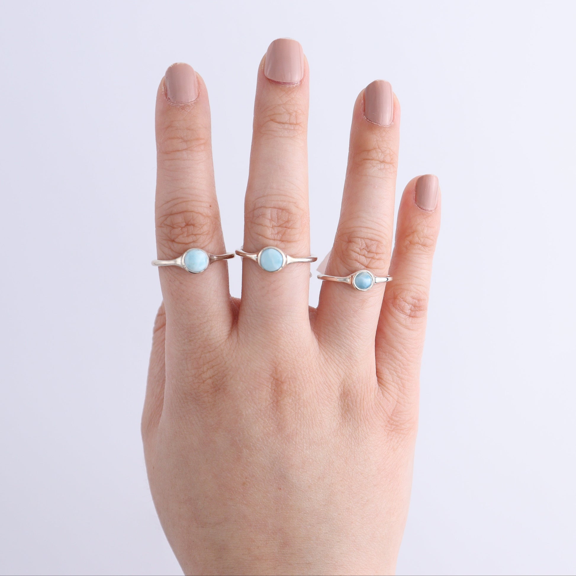 One Larimar Ring - Expert Wholesale and Supplier of Wholesale Crystals & Bulk Gemstones, ["India","Larimar","Ring","sterling silver"]