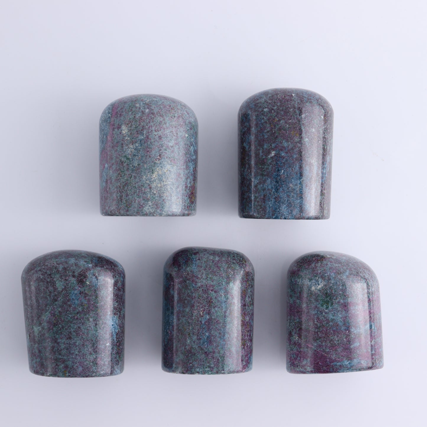 Ruby Zoisite Set of 5 - Expert Wholesale and Supplier of Wholesale Crystals & Bulk Gemstones, ["Freeforms","India","Ruby Zoisite"]