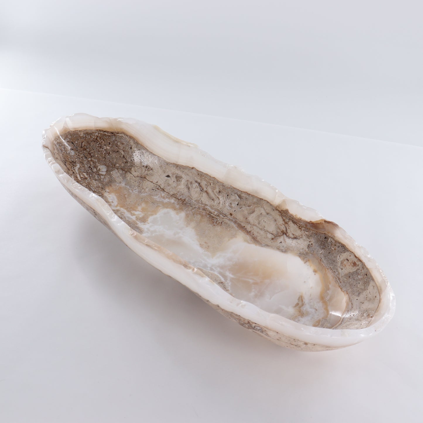 Onyx Canoe Bowl - Expert Wholesale and Supplier of Wholesale Crystals & Bulk Gemstones, ["Bowls","canoe","Mexico","onyx"]