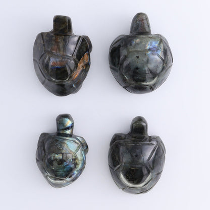 Labradorite Turtles Set of 4 - Expert Wholesale and Supplier of Wholesale Crystals & Bulk Gemstones, ["Labradorite","Madagascar","turtle","Turtles"]