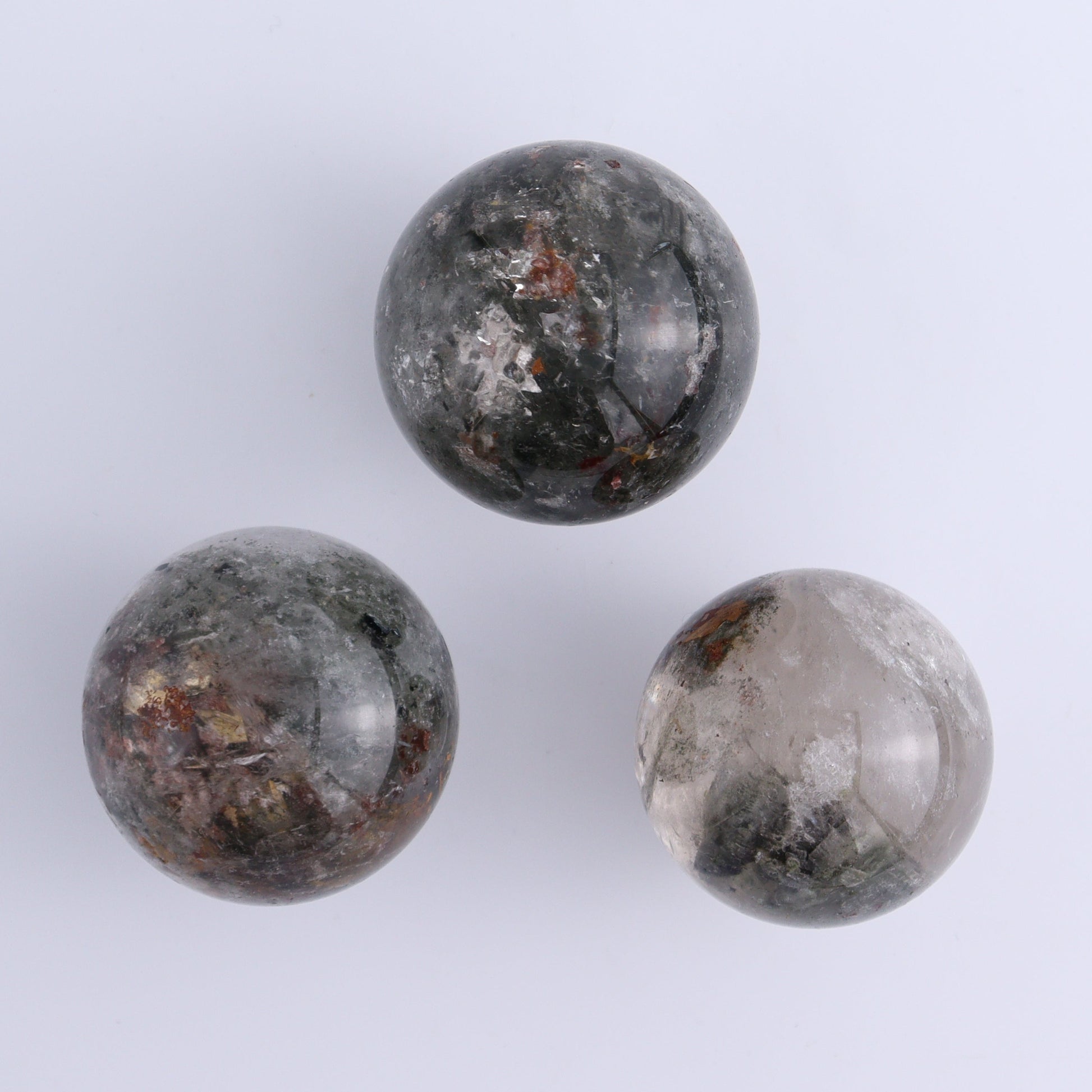 Quartz Spheres Set of 9 - Expert Wholesale and Supplier of Wholesale Crystals & Bulk Gemstones, ["Quartz","Spheres"]