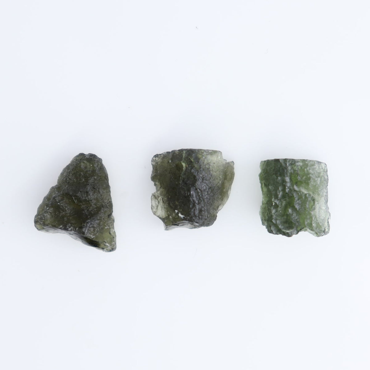 Moldavite Pieces Set of 3