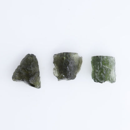 Moldavite Pieces Set of 3