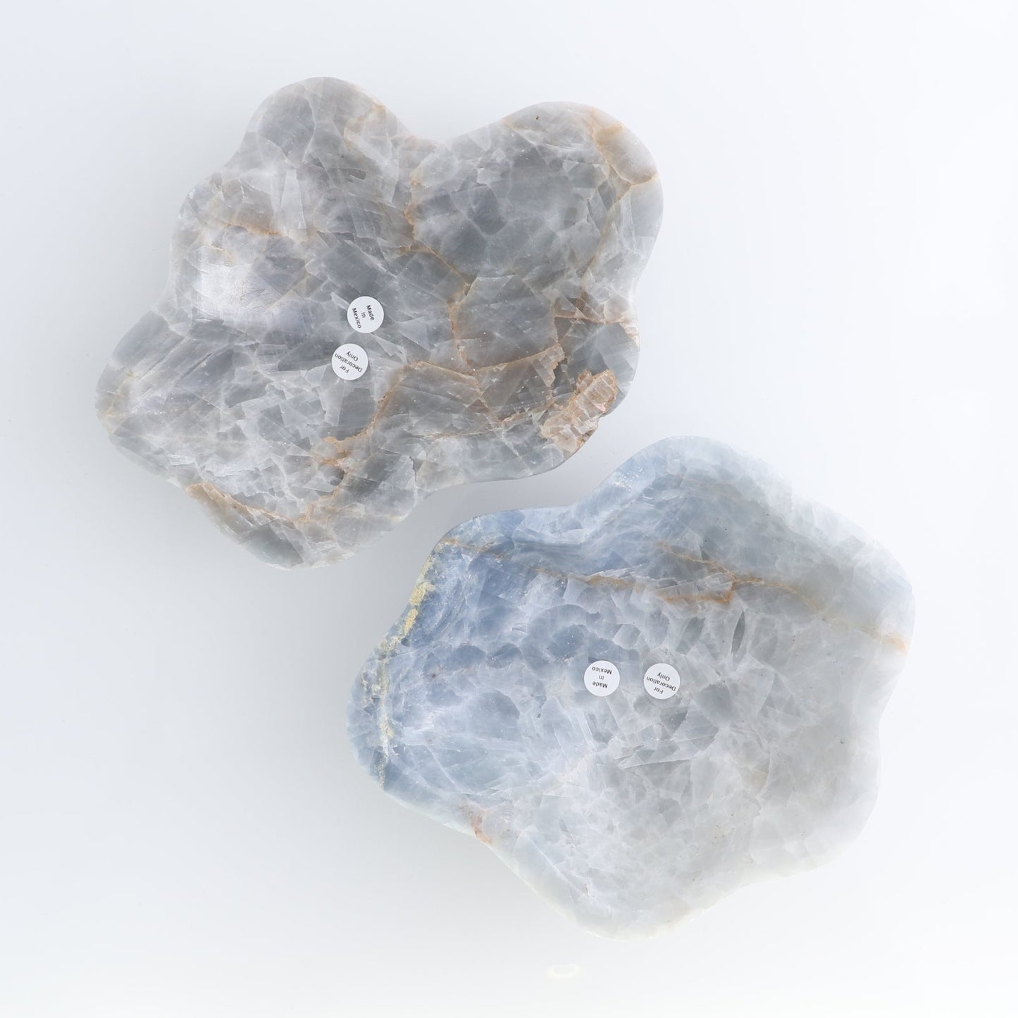 One Blue Calcite Bowl