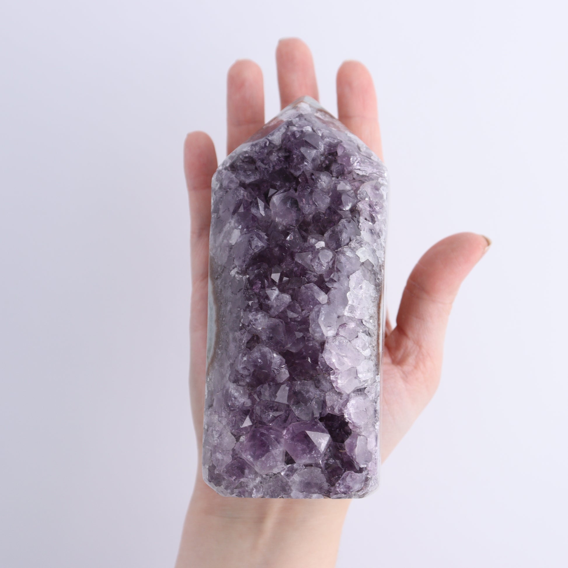 Uruguay Amethyst Towers Set of 2 - Expert Wholesale and Supplier of Wholesale Crystals & Bulk Gemstones, ["Amethyst","Towers","Uruguay"]