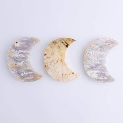Agate Moons Set of 9 - Expert Wholesale and Supplier of Wholesale Crystals & Bulk Gemstones, ["Agate","moons"]