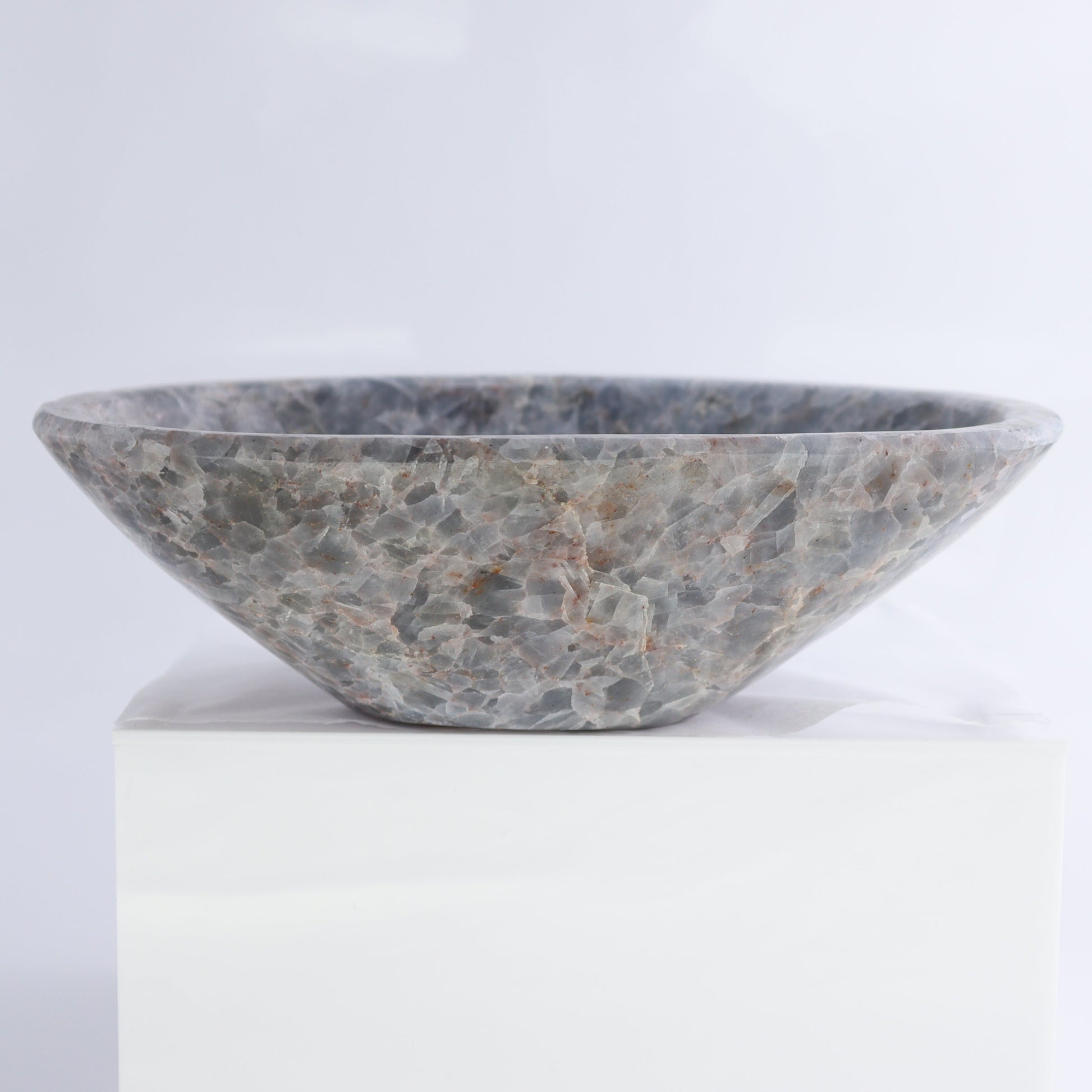 Blue Calcite Bowls Set of 3 - Expert Wholesale and Supplier of Wholesale Crystals & Bulk Gemstones, ["Blue Calcite","bowl","Bowls","Calcite","Mexico"]