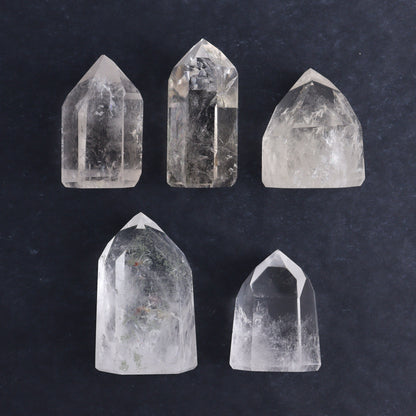 Quartz Towers Set of 5 - Expert Wholesale and Supplier of Wholesale Crystals & Bulk Gemstones, ["Quartz","Towers"]