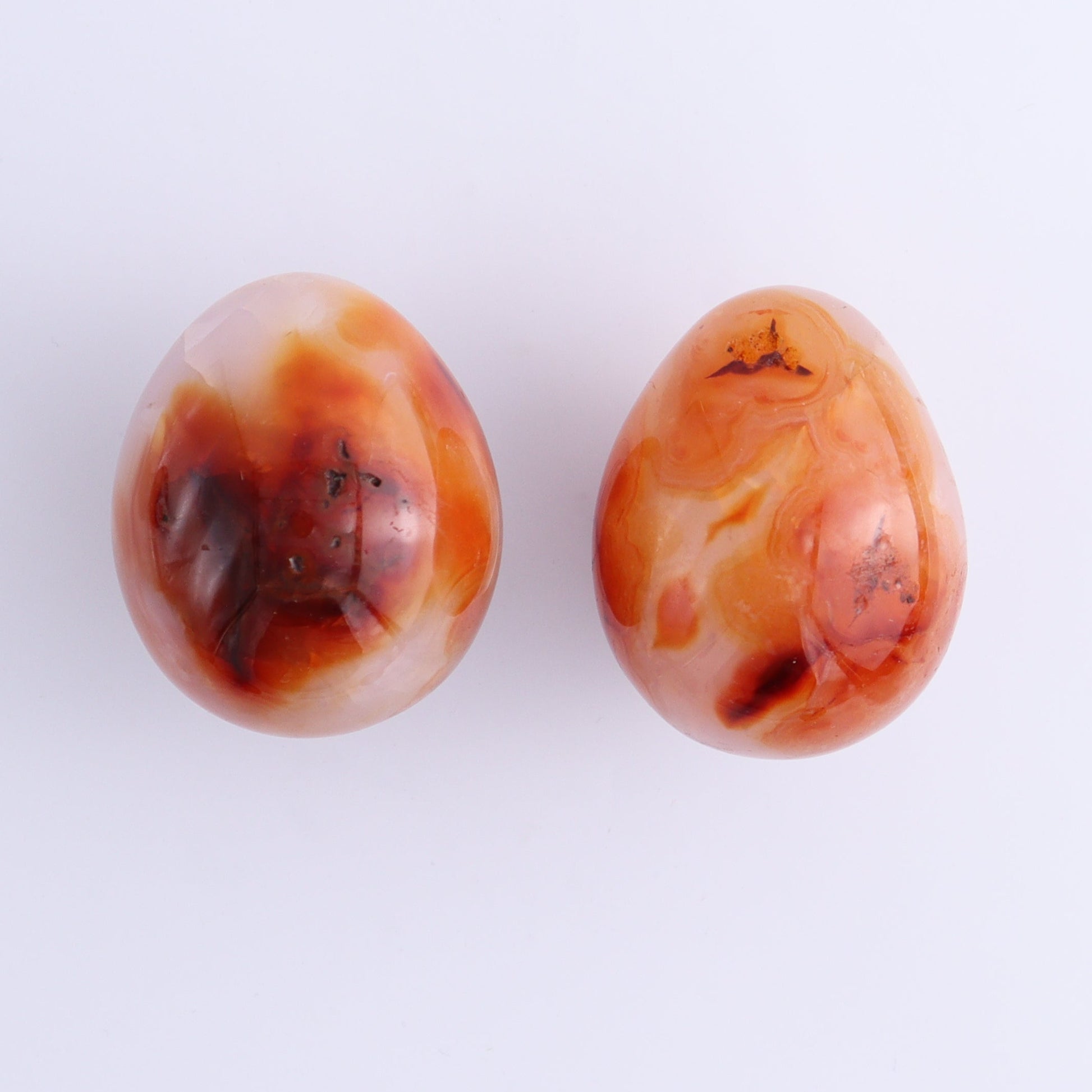 Carnelian Eggs Set of 12 - Expert Wholesale and Supplier of Wholesale Crystals & Bulk Gemstones, ["carnelian","Eggs","Madagascar"]